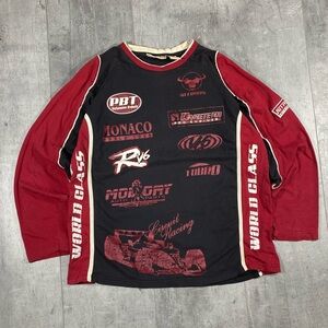 00s Y2k Graphic Racing Longsleeve